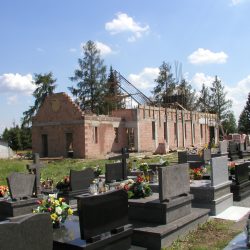 Budowa kaplicy na cmentarzu 2015