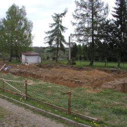 Budowa kaplicy na cmentarzu 2015