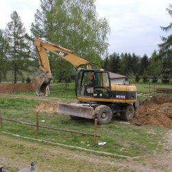 Budowa kaplicy na cmentarzu 2015