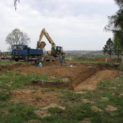 Budowa kaplicy na cmentarzu 2015