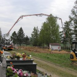 Budowa kaplicy na cmentarzu 2015