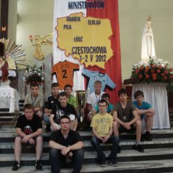 1-2.05.2012r. Mistrzostwa Polski Służby Liturgicznej w Piłce Nożnej Halowej / Częstochowa - finał ogólnopolski / drużyna z Zakliczyna