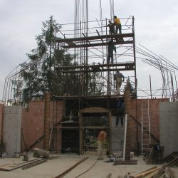 Budowa kaplicy na cmentarzu 2015