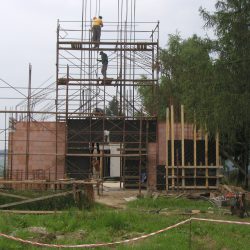 Budowa kaplicy na cmentarzu 2015