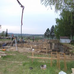 Budowa kaplicy na cmentarzu 2015