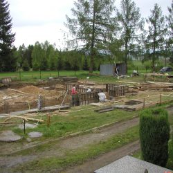 Budowa kaplicy na cmentarzu 2015