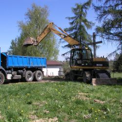 Budowa kaplicy na cmentarzu 2015