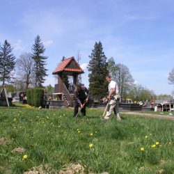 Budowa kaplicy na cmentarzu 2015