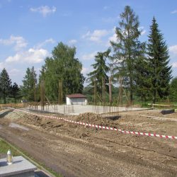 Budowa kaplicy na cmentarzu 2015