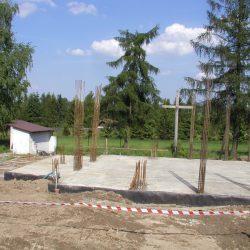 Budowa kaplicy na cmentarzu 2015