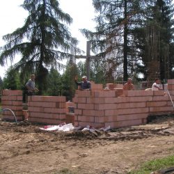 Budowa kaplicy na cmentarzu 2015