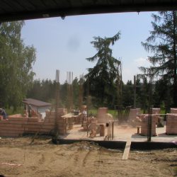 Budowa kaplicy na cmentarzu 2015