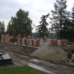 Budowa kaplicy na cmentarzu 2015
