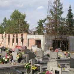 Budowa kaplicy na cmentarzu 2015