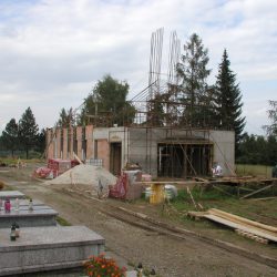 Budowa kaplicy na cmentarzu 2015