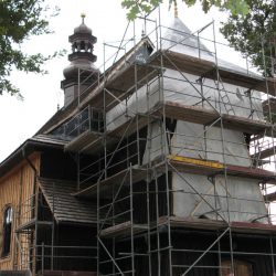 05.08.2012r.- 26.08.2012r. Remont starej dzwonnicy