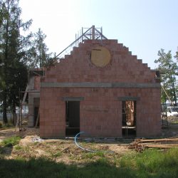 Budowa kaplicy na cmentarzu 2015