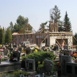 Budowa kaplicy na cmentarzu 2015