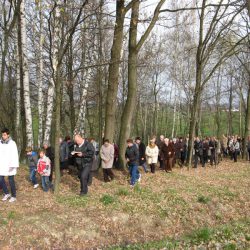 Poświęcenie obelisków na starych cmentarzach