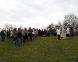 Poświęcenie obelisków na starych cmentarzach